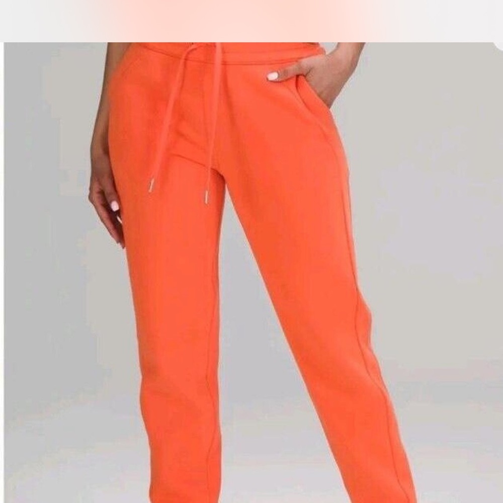 Women's Orange Drawstring Pants